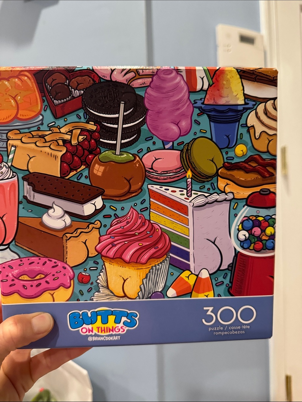 Butts On Things Colorful Dessert Art 300-Piece Puzzle